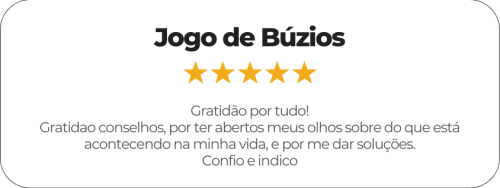 Feedback do jogo de búzios com a Iya