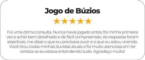 Feedback do jogo de búzios da Adelomi Onifade