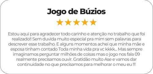 Feedback do jogo de búzios da Adelomi Onifade